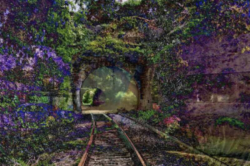 塞勒的AI系统“创作”的艺术作品A Recent Entrance to Paradise
